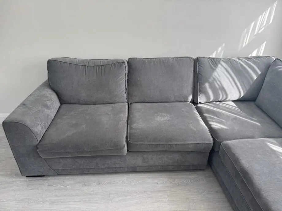 DFS Grey Orka corner sofa