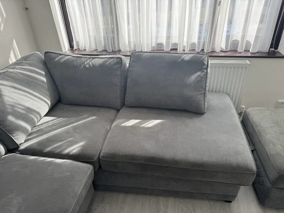 DFS Grey Orka corner sofa