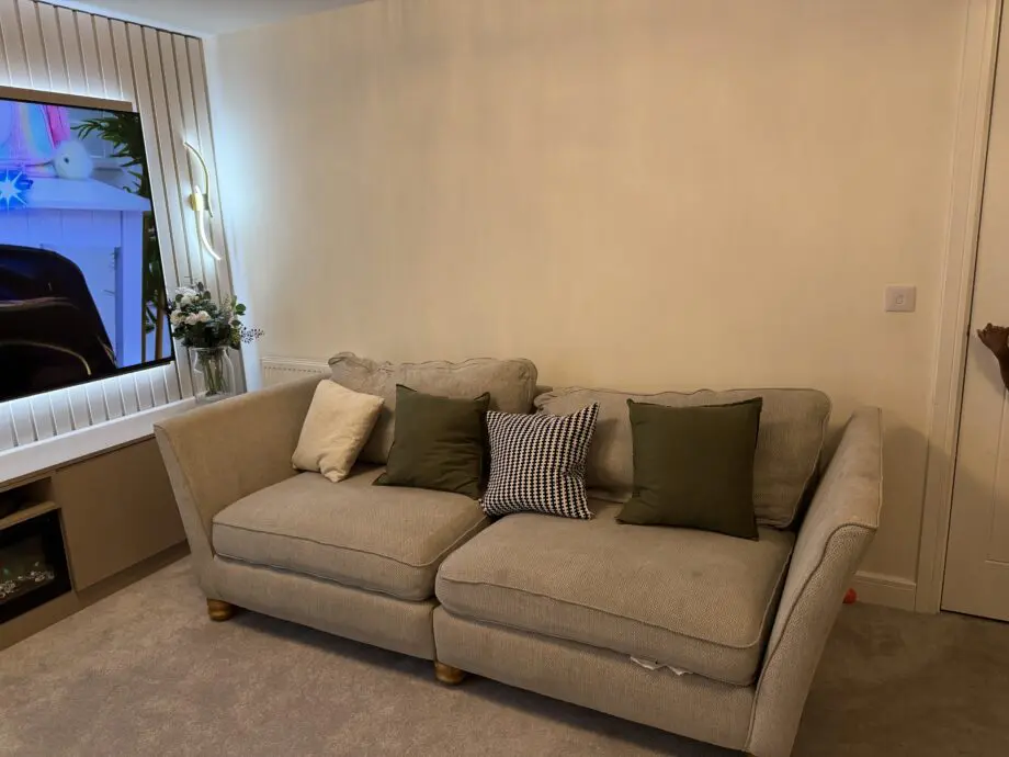 Oak Furniture Land Grey Gainsborough 3 Seater + 4 Seater Sofa Set