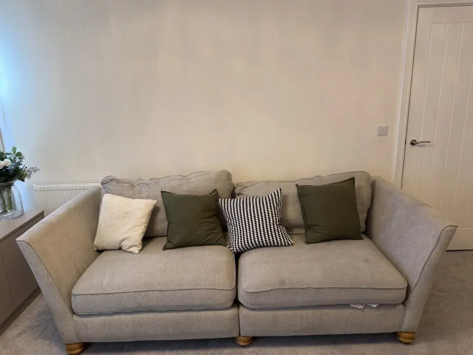 Oak Furniture Land Grey Gainsborough 3 Seater + 4 Seater Sofa Set