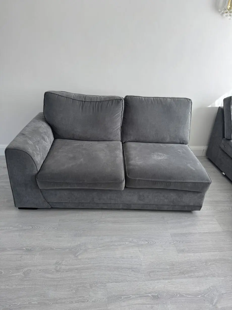 DFS Grey Orka corner sofa