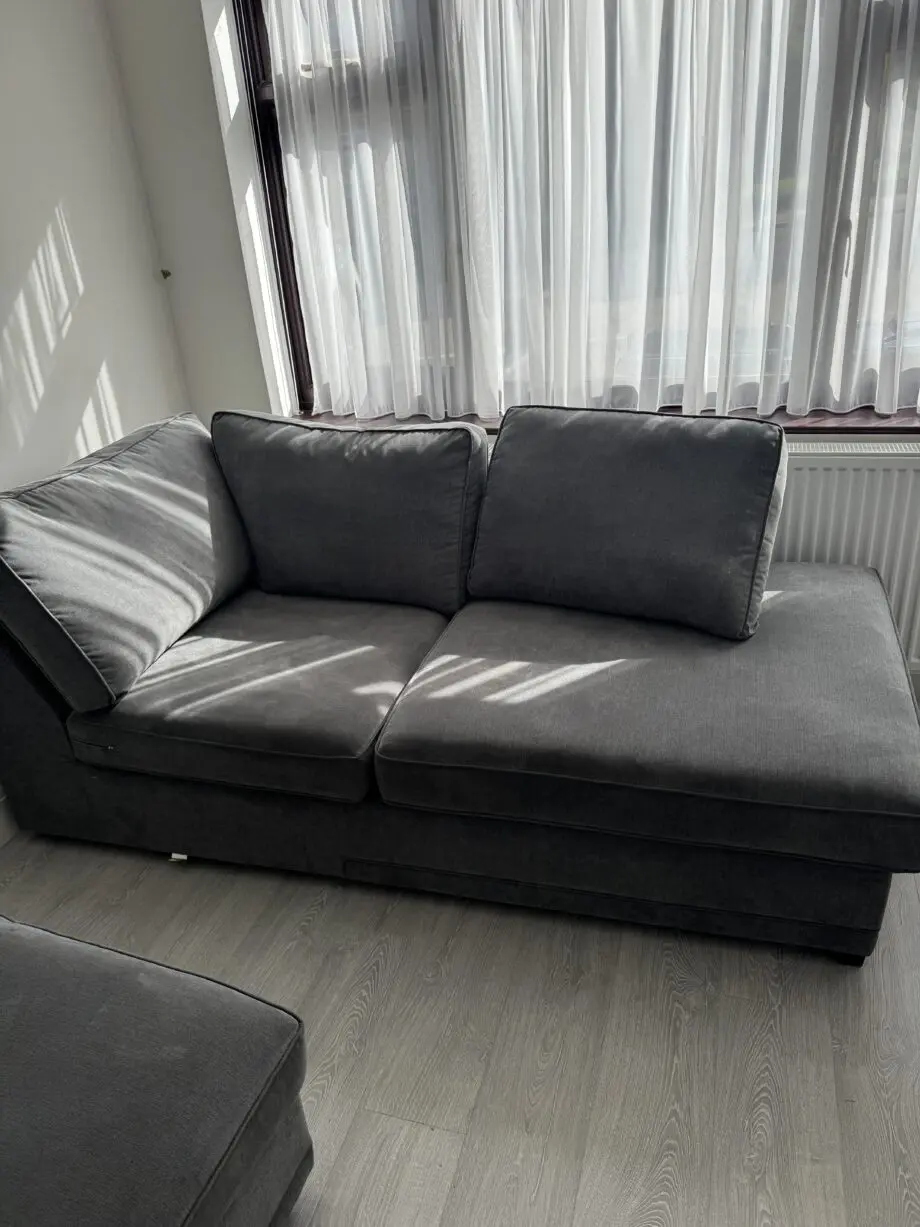 DFS Grey Orka corner sofa