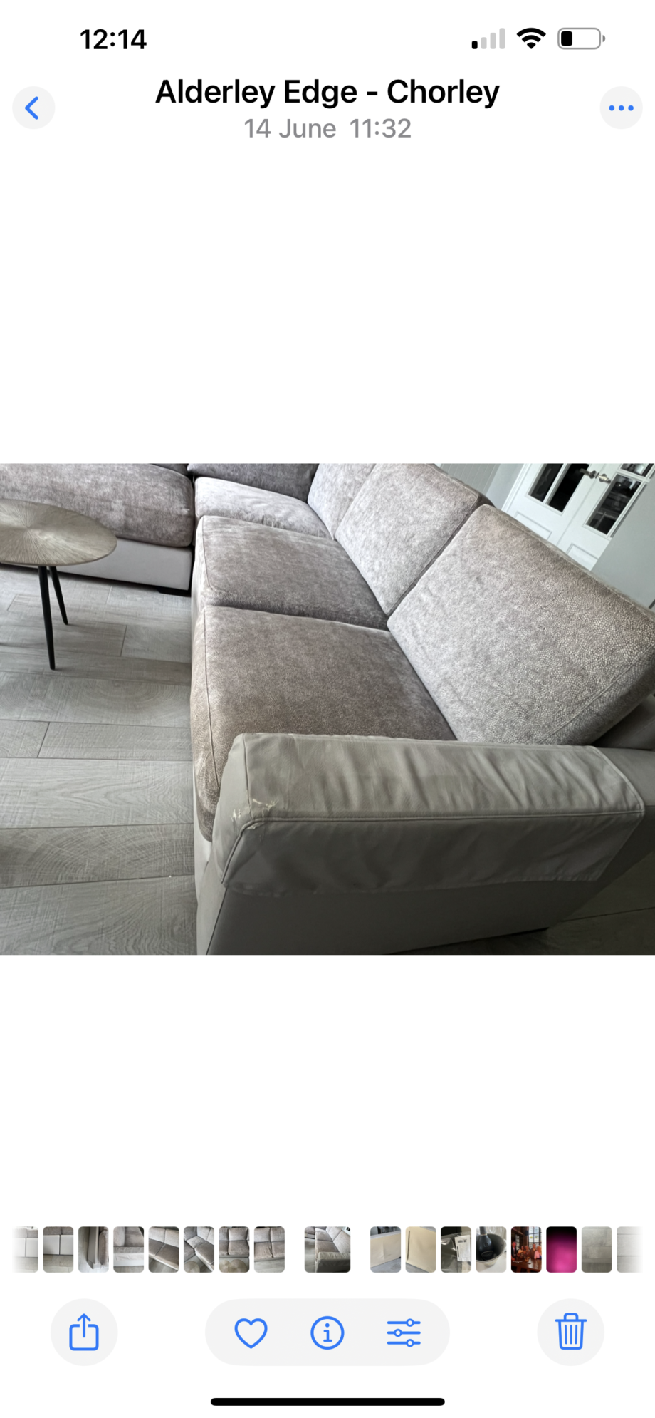 Large corner sofa