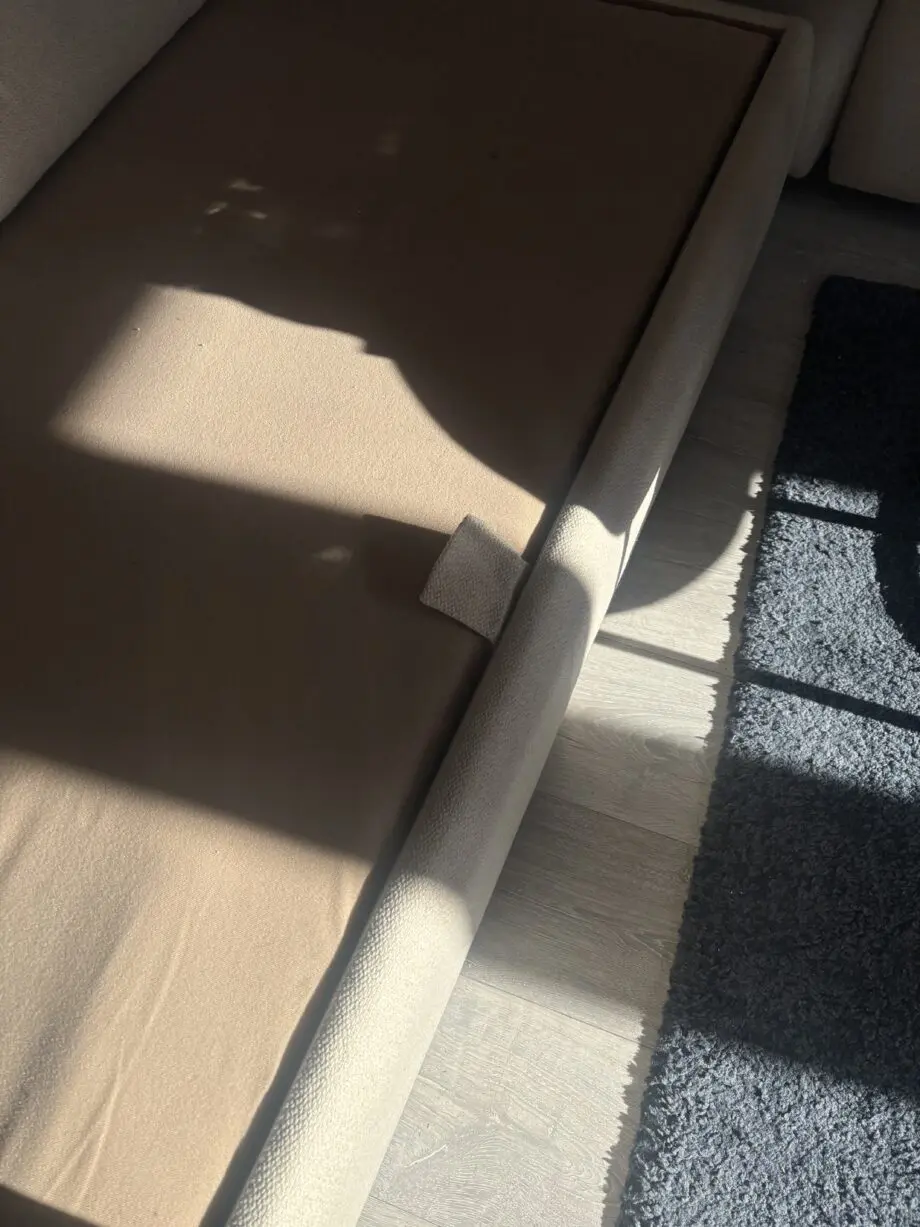 Loaf corner sofa with footstool