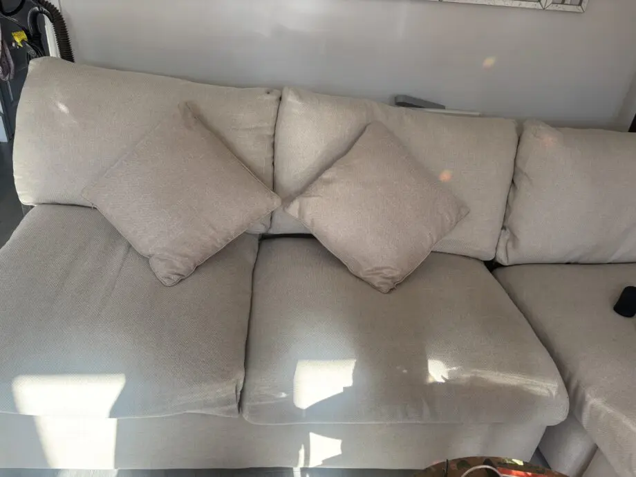 Loaf corner sofa with footstool