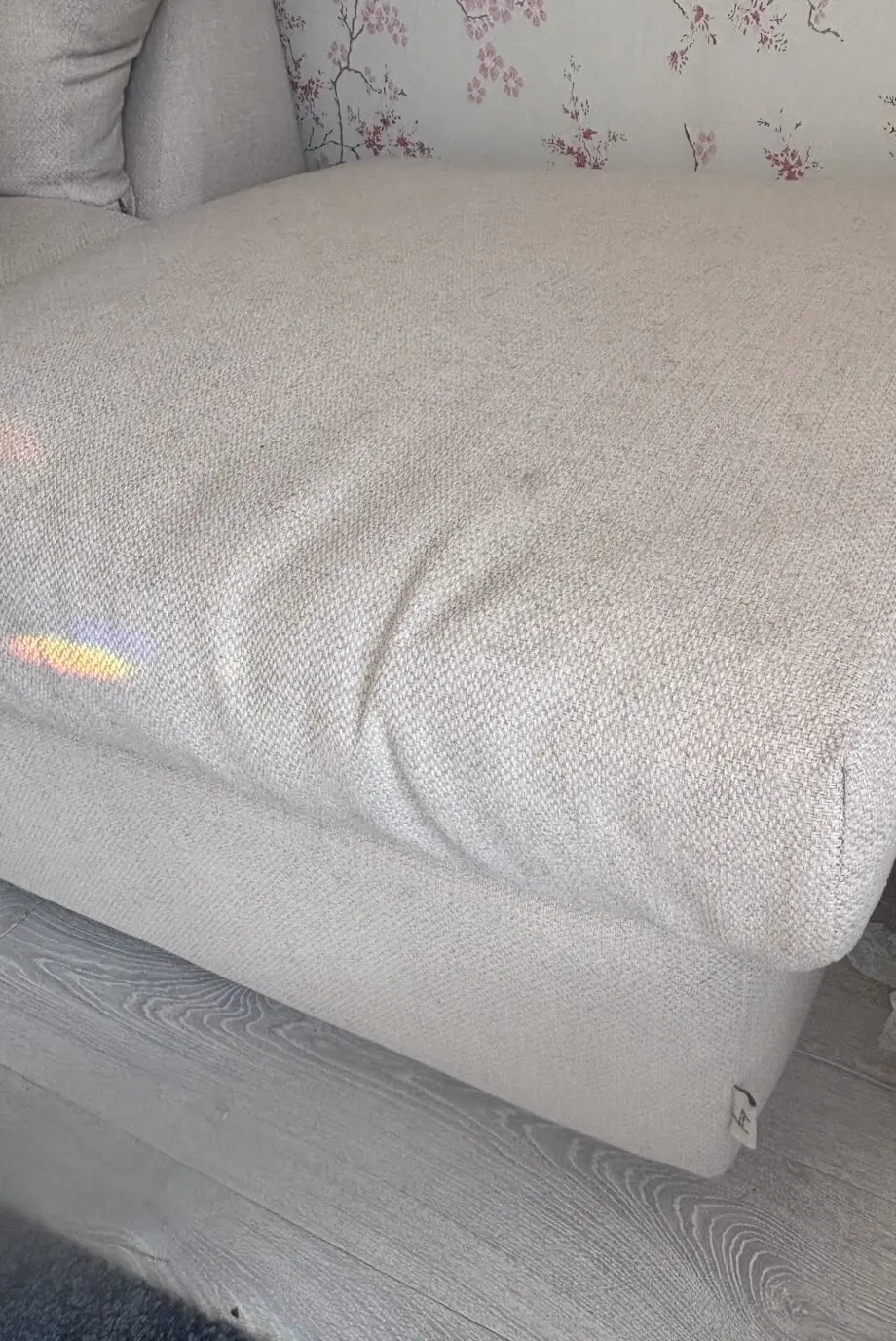 Loaf corner sofa with footstool
