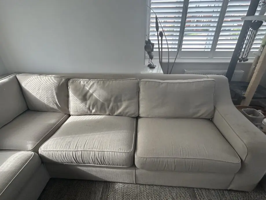 Corner sofa - light grey