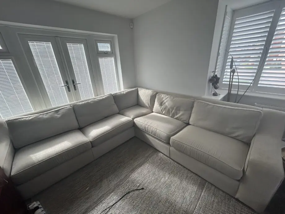 Corner sofa - light grey