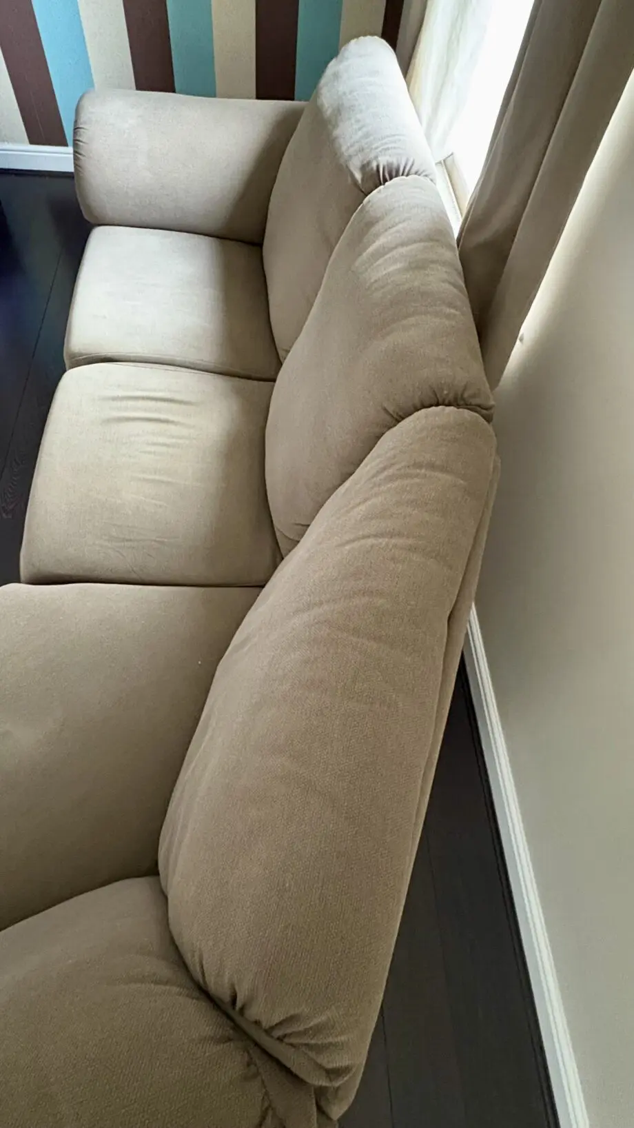 IKEA Corner Sofa – Beige/Brown