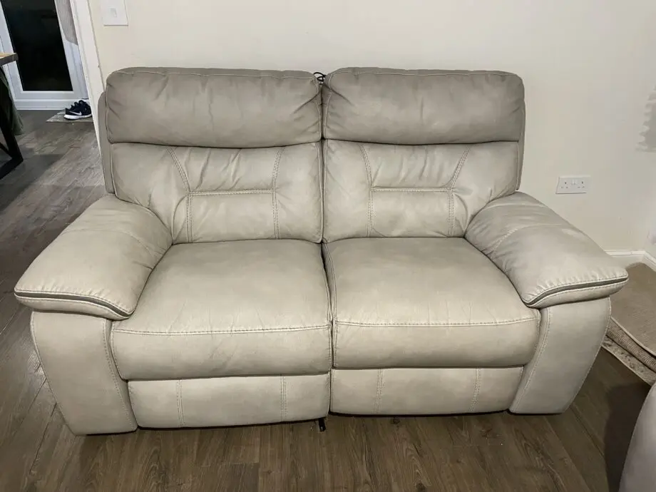 DFS Grey Foster Resilience Electric Recliner 2 Seater