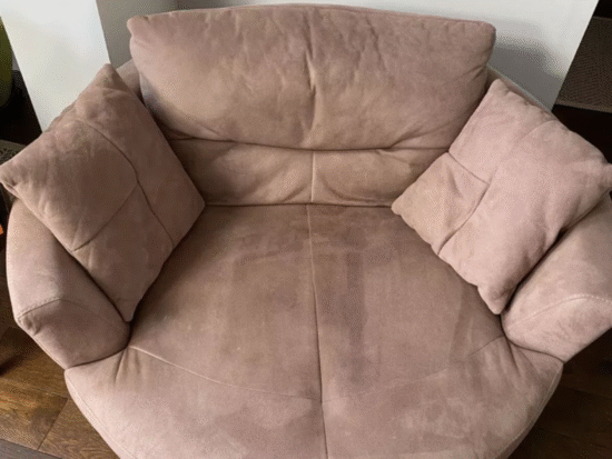 Swivel Italian leather