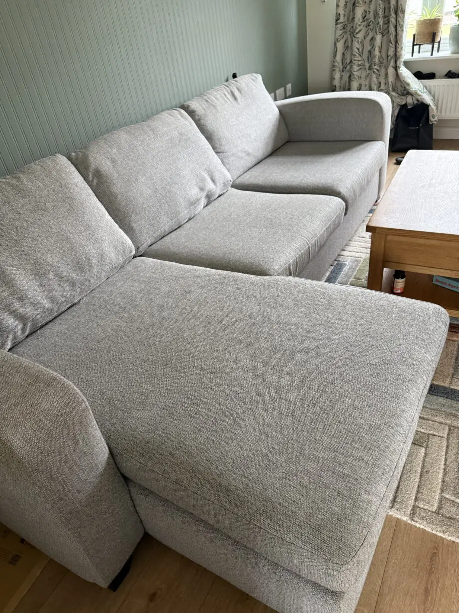 L shape 3 seater sofa from DFS