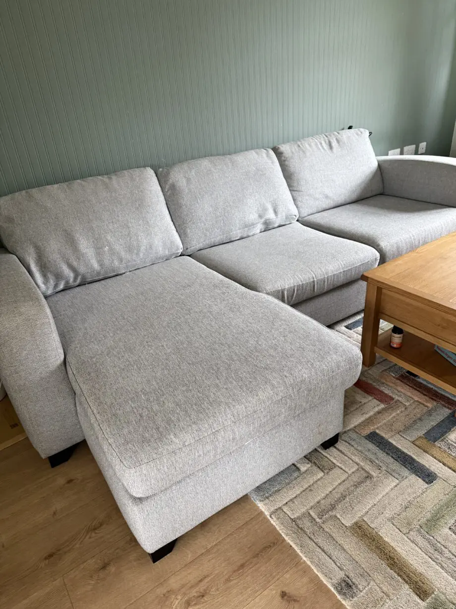 L shape 3 seater sofa from DFS