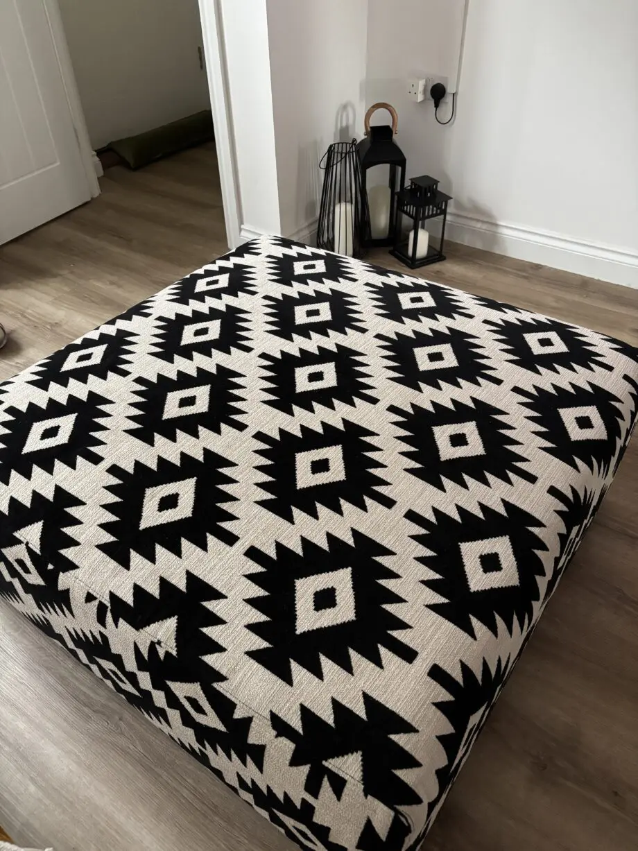 Large DFS Calix footstool/Pouffe