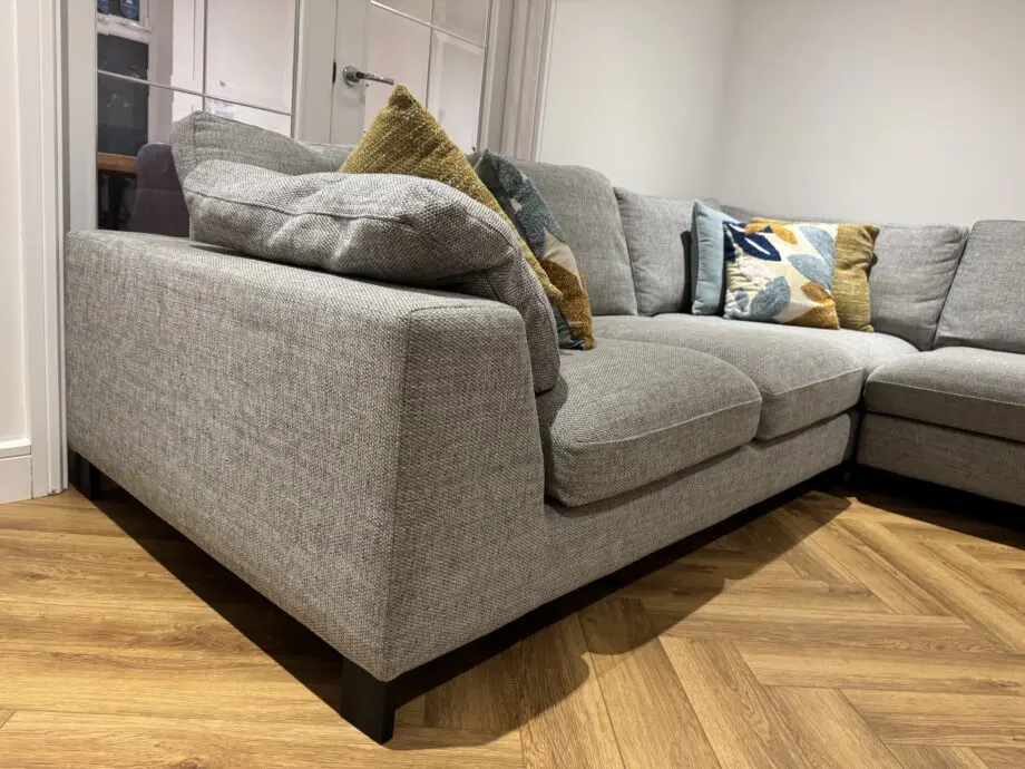DFS Grey/Silver Euphoria Corner Sofa