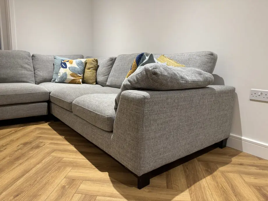 DFS Grey/Silver Euphoria Corner Sofa