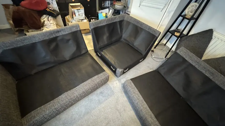 Argos Grey Corner Sofa