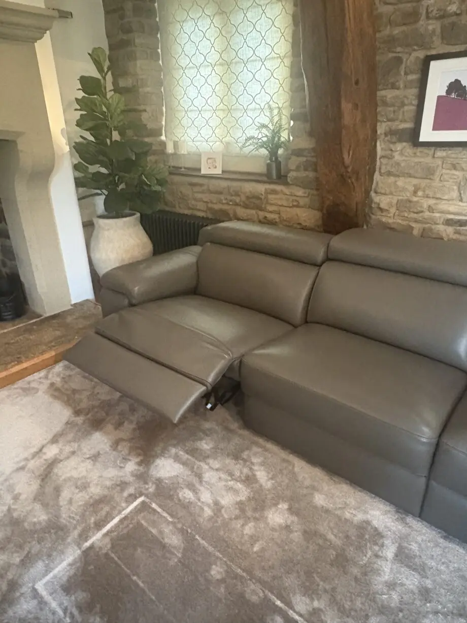 Polo Divani electric corner sofa with electric chair
