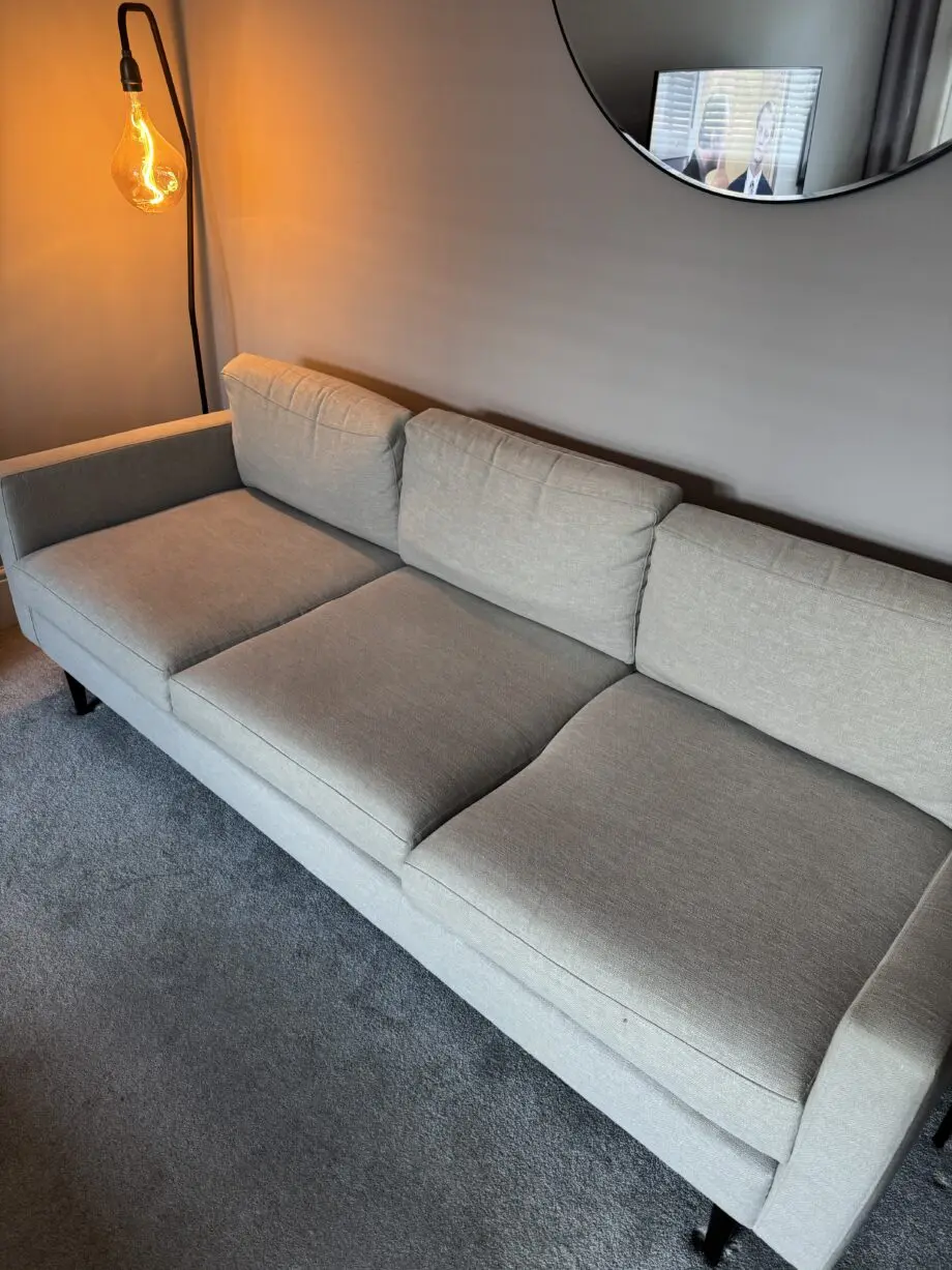 Two Swyft Model 01 3 seater sofa - Pumice