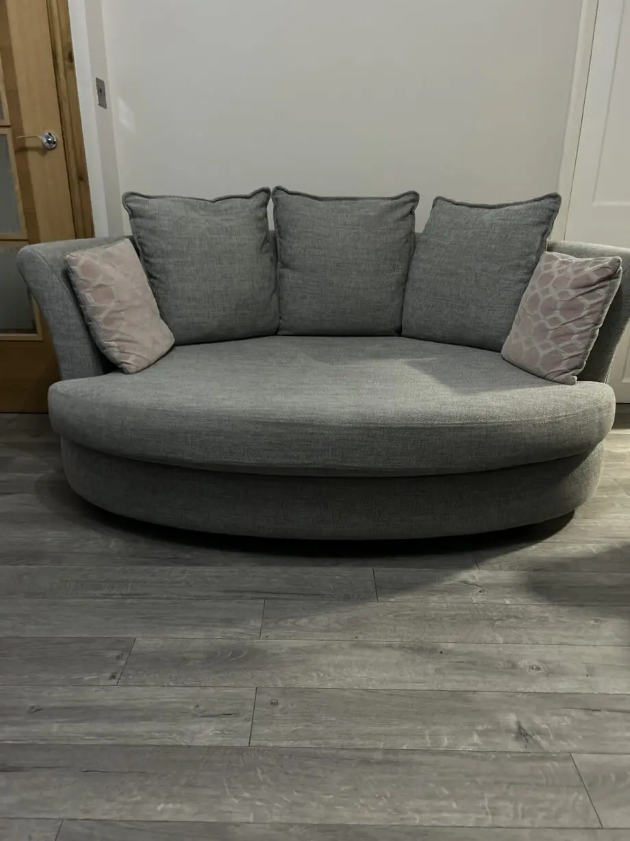 Lorella pillow back cuddler sofa