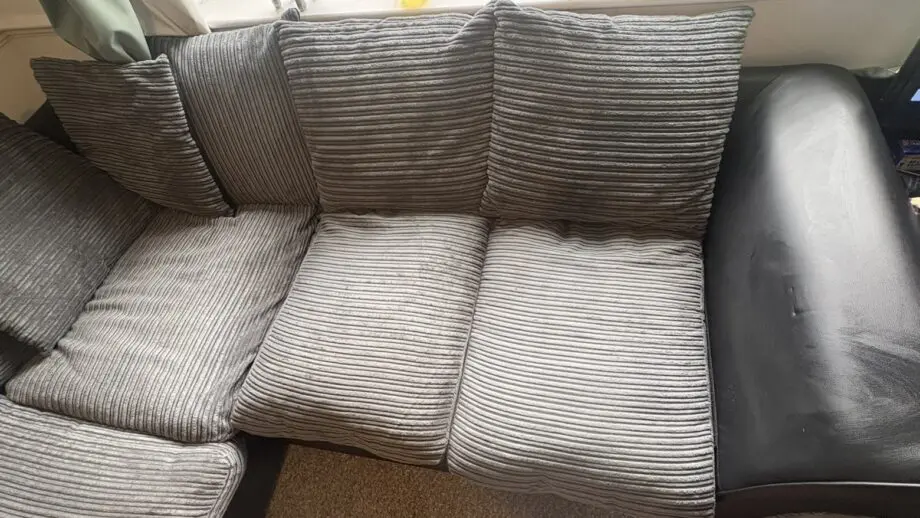 Argos Home Harry Left Hand Corner Chaise Sofa - Charcoal