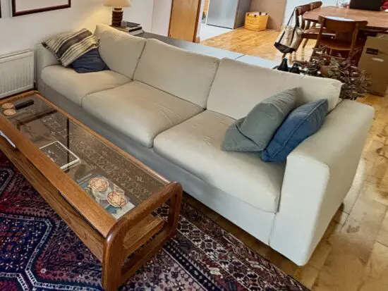 IKEA Vimle 3 seater sofa with beige BEMS washable covers