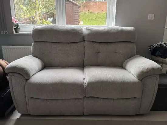 SCS Grey Fabric sofa set