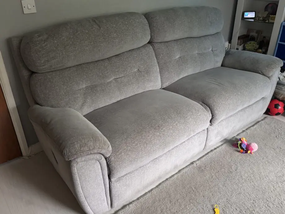 SCS Grey Fabric sofa set