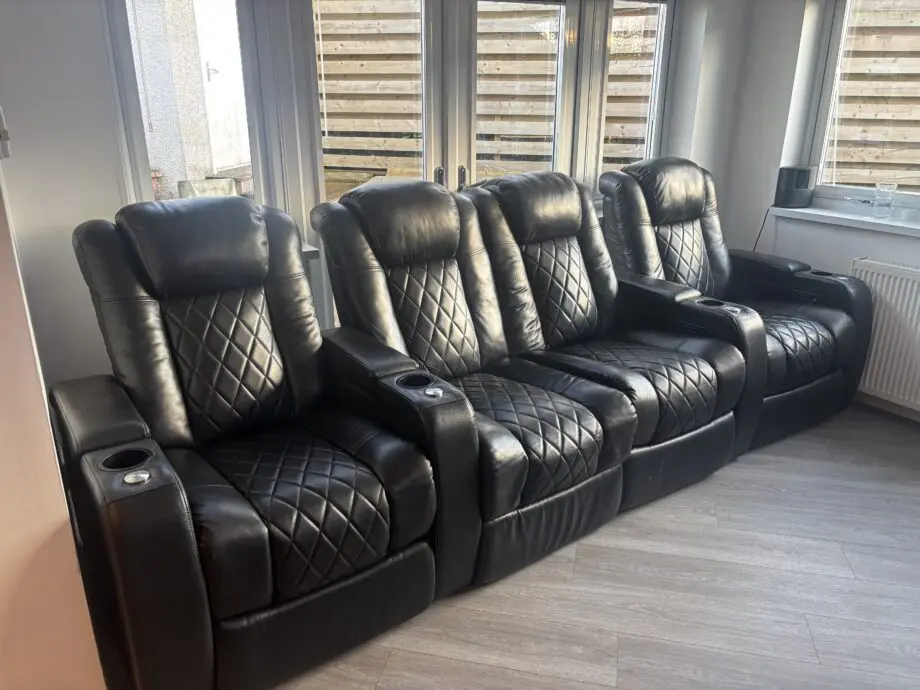 Costco cinema reclining chairs - 4 Seat