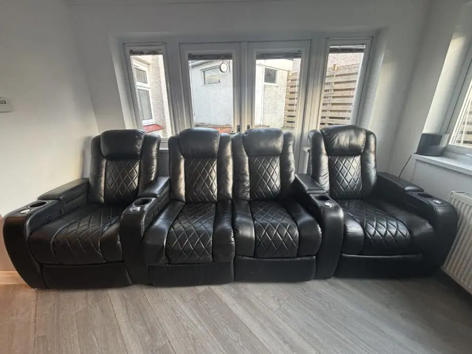 Costco cinema reclining chairs - 4 Seat