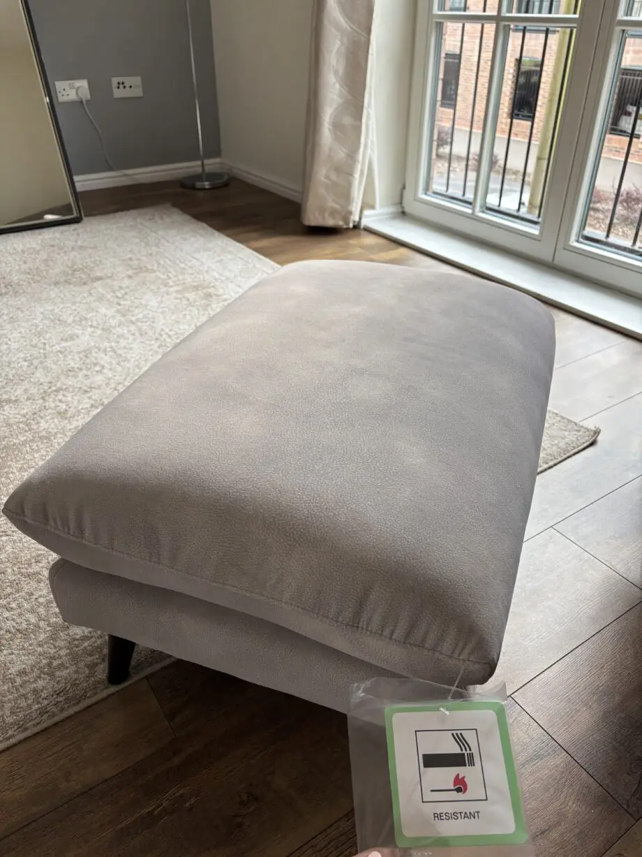 Sofology Adler 3 Seater and Chair with Footstool