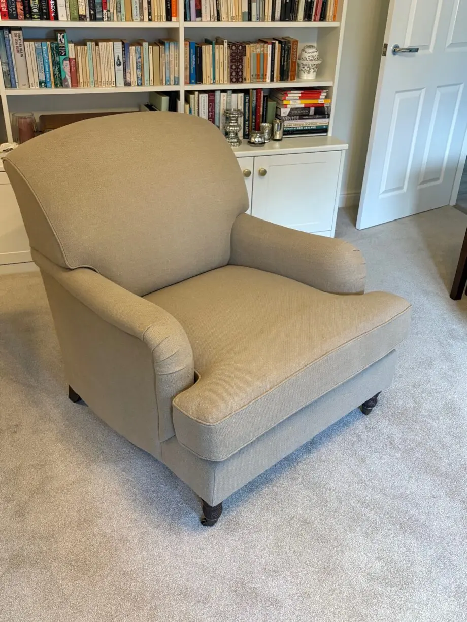 Neptune Olivia Armchair Heavyweight Linen Millet