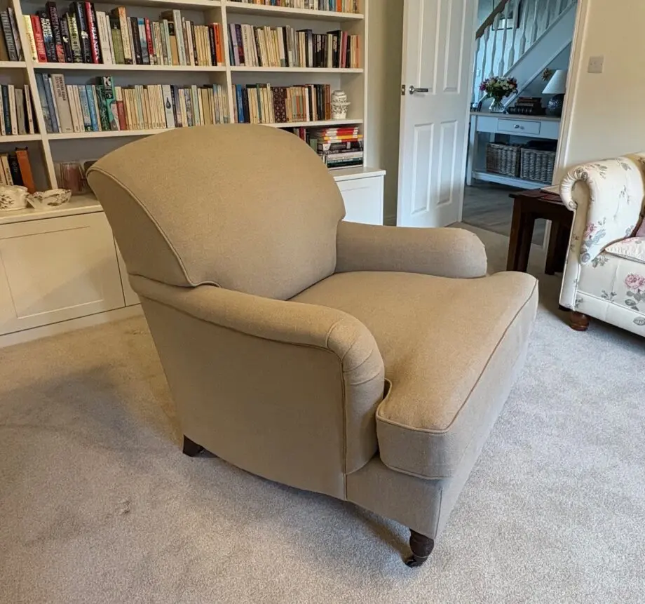 Neptune Olivia Armchair Heavyweight Linen Millet