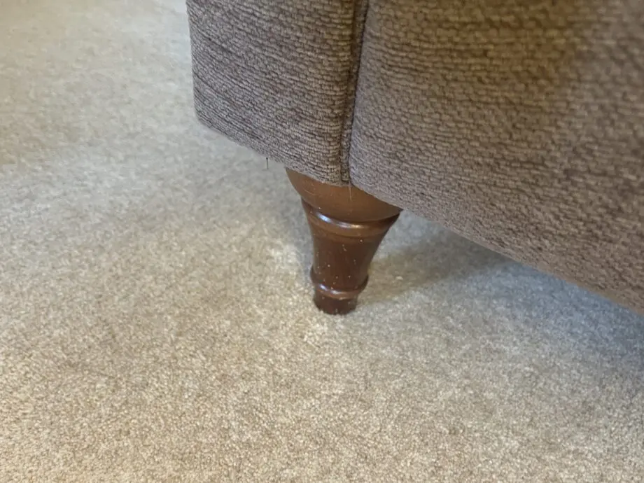 Chesterfield, 3 Seater Sofa velvet beige/light brown