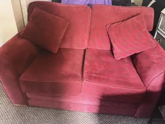 Red Velvet Lounge Suite – 4 Piece Set