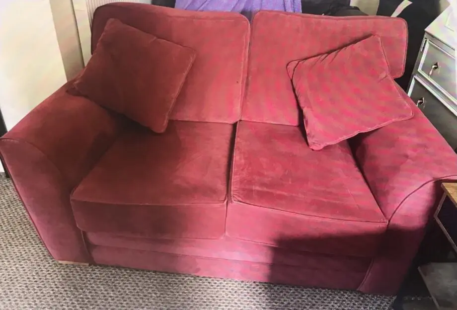 Red Velvet Lounge Suite – 4 Piece Set