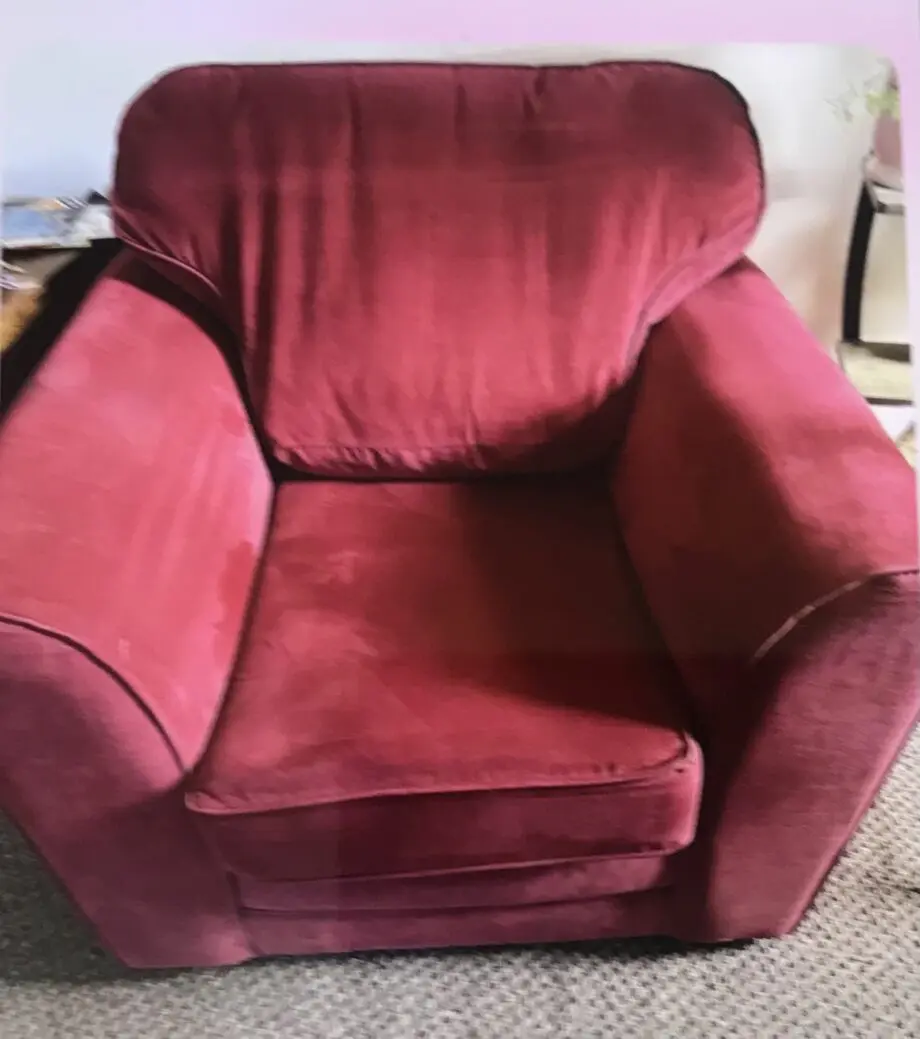 Red Velvet Lounge Suite – 4 Piece Set