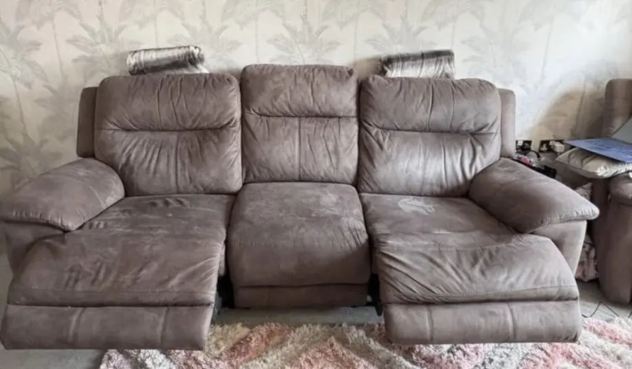 Furniture Village Dark Grey 3 seater sofa