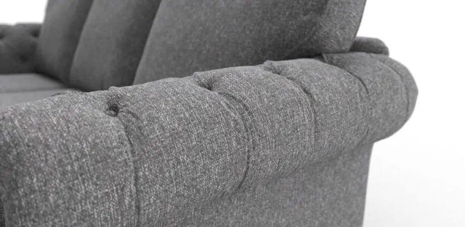 Next Gosford High Back Corner Sofa Grey