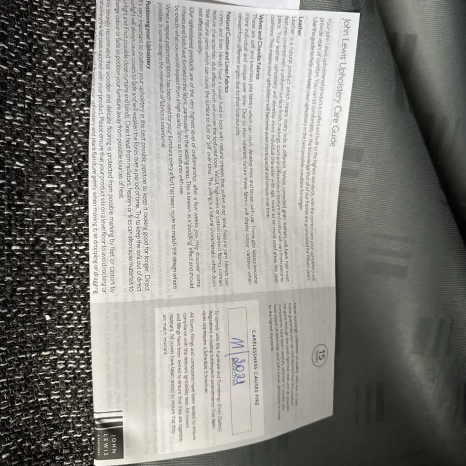 John Lewis Charcoal Sofa Bed