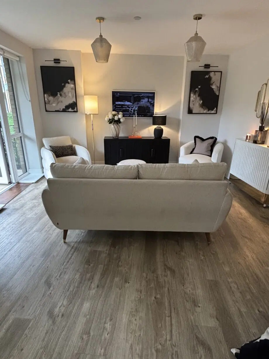 Next Oyster chunky chenille Wilson Button Backed Sofa