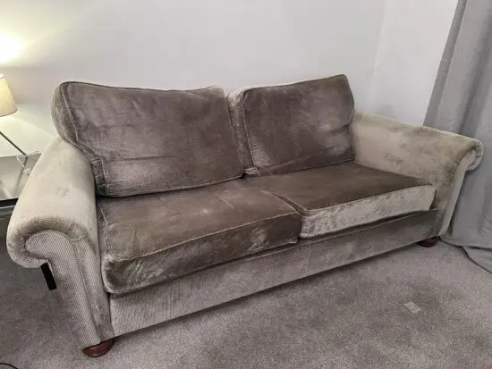 Duresta mink cord 3 piece sofa