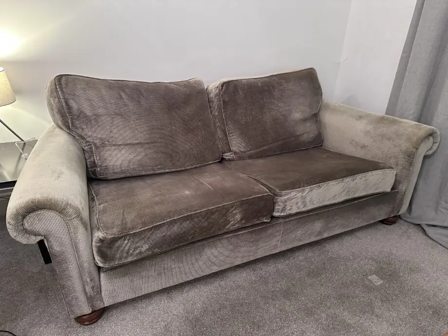 Duresta mink cord 3 piece sofa