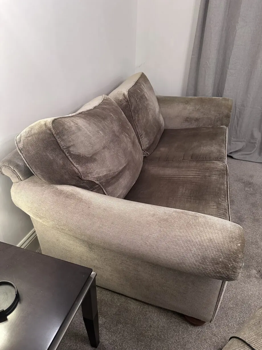 Duresta mink cord 3 piece sofa