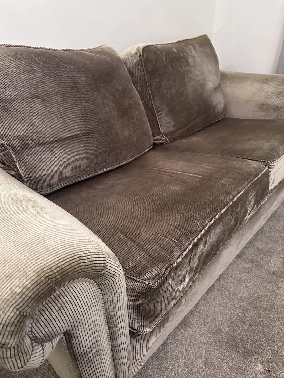 Duresta mink cord 3 piece sofa