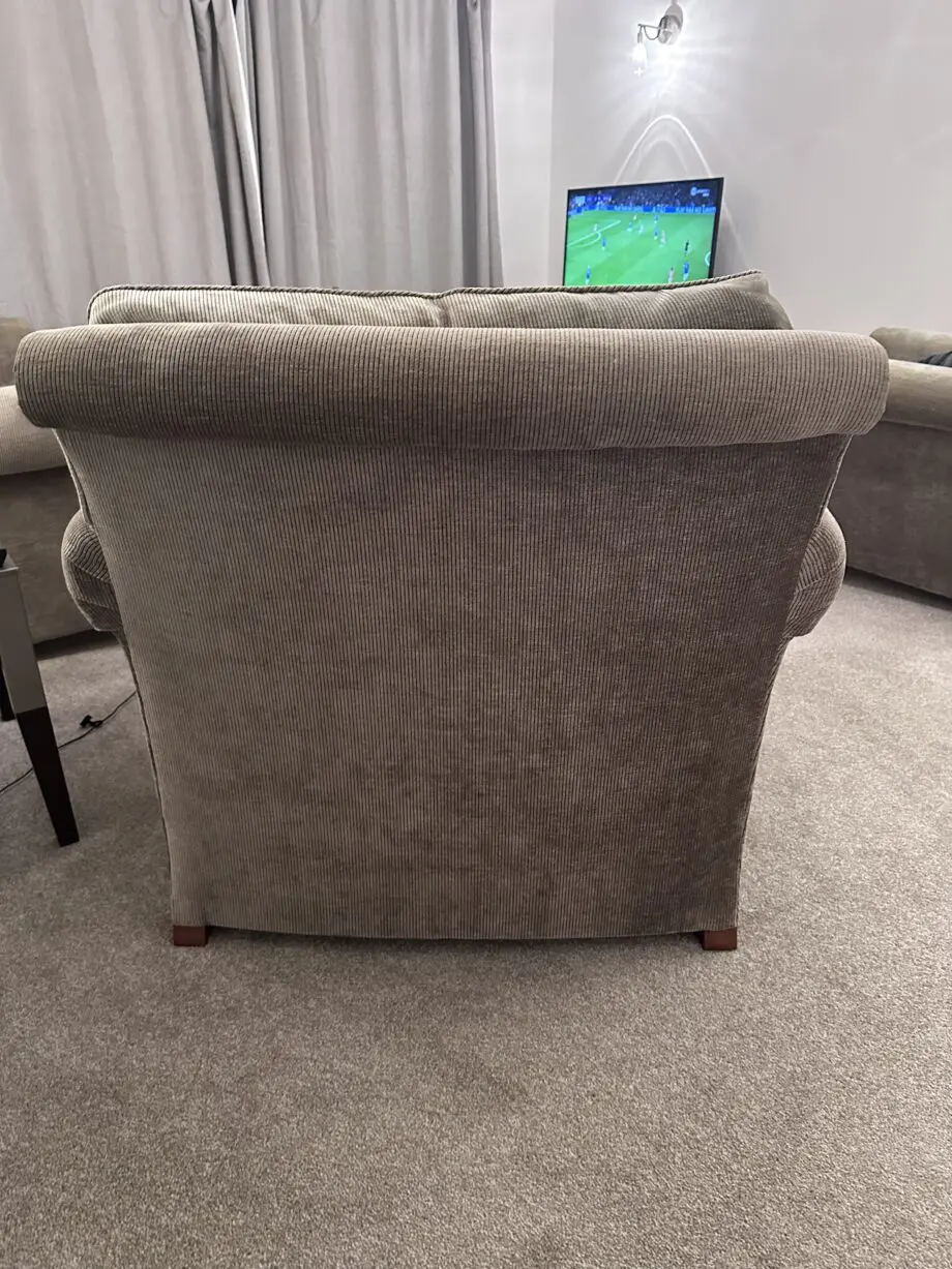 Duresta mink cord 3 piece sofa
