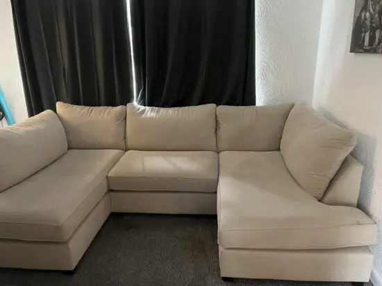 Beige honey pot furniture sofa.