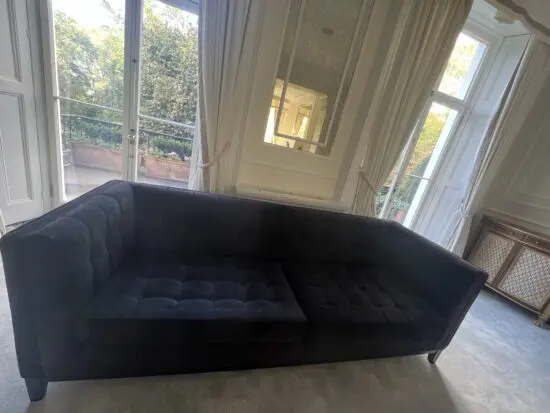 4 seater sofa Black
