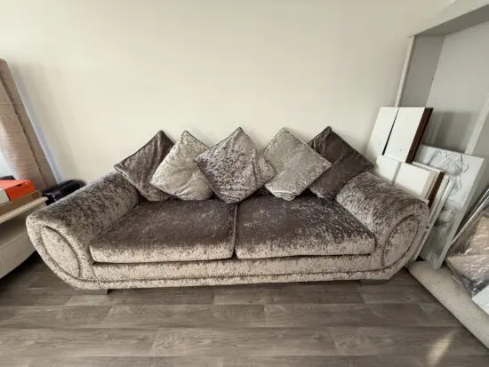 DFS Bethany Pillow Back 4 Seater Sofa