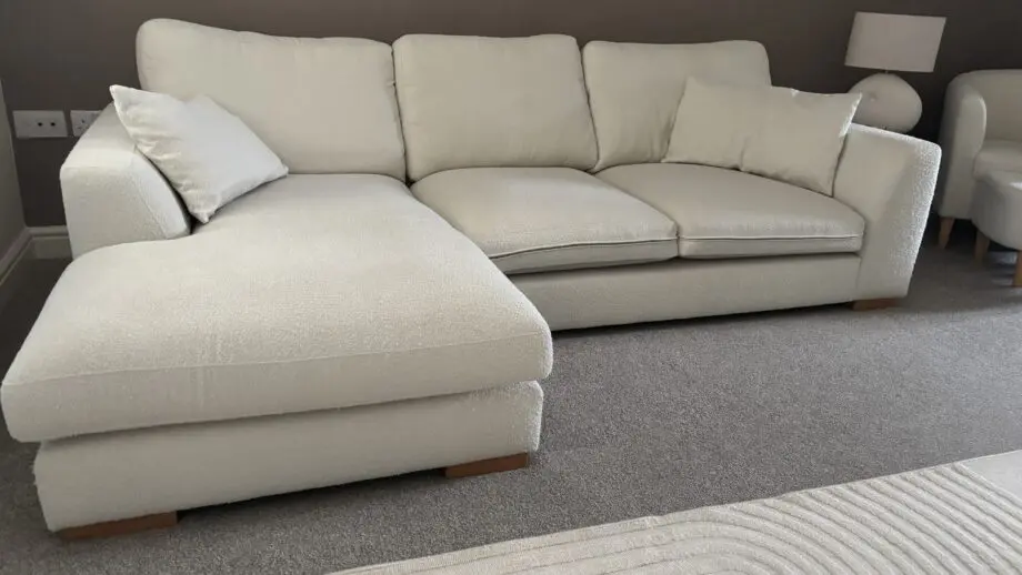 DFS Calix Ivory Sofa